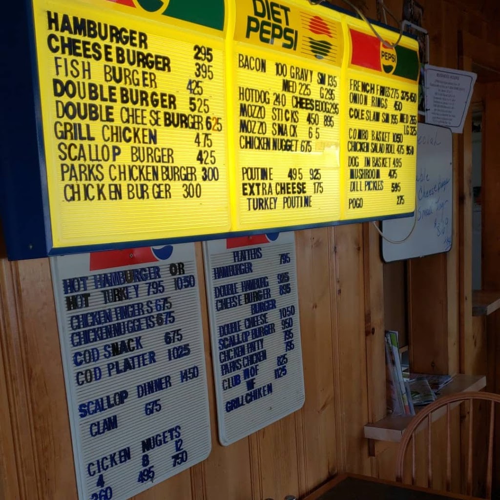 Parks Dairy Bar | 311 King George Hwy, Miramichi, NB E1V 1L2, Canada | Phone: (506) 622-0301