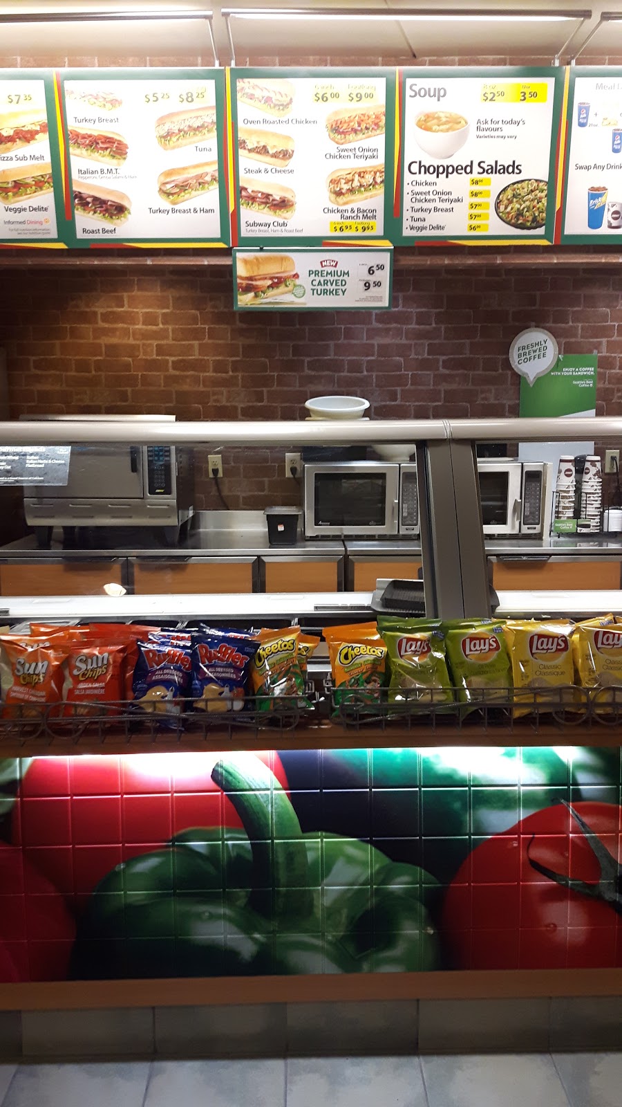 Subway | 411 Airport Rd, Edmonton International Airport, AB T9E 0V5, Canada | Phone: (780) 890-7195