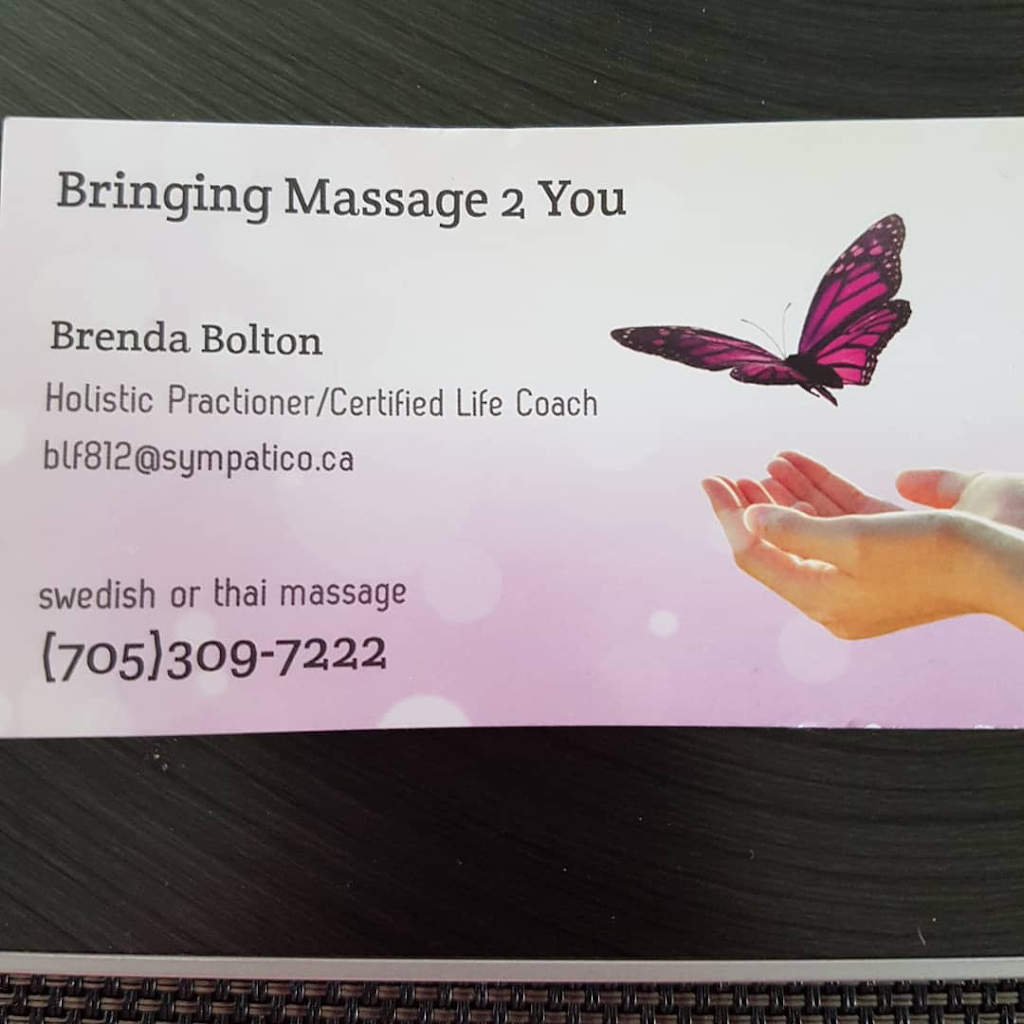 Bringing Massage 2 You | spa | Hwy 12 &, Rama Rd, Ramara, ON L3V 0L7, Canada | 7053097222 OR +1 705-309-7222