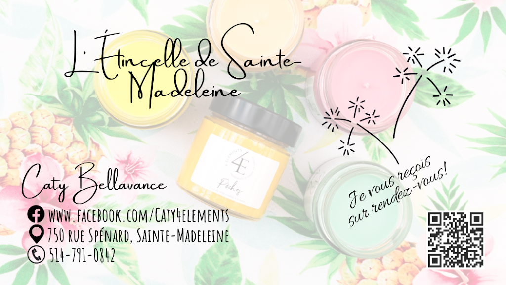 LÉtincelle de Sainte-Madeleine - Distributrice 4 Elements | 750 Rue Spénard, Sainte-Madeleine, QC J0H 1S0, Canada | Phone: (514) 791-0842