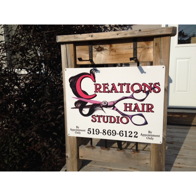 Creations Hair Studio | 6551 Waterworks Rd, Brights Grove, ON N0N 1C0, Canada | Phone: (519) 869-6122