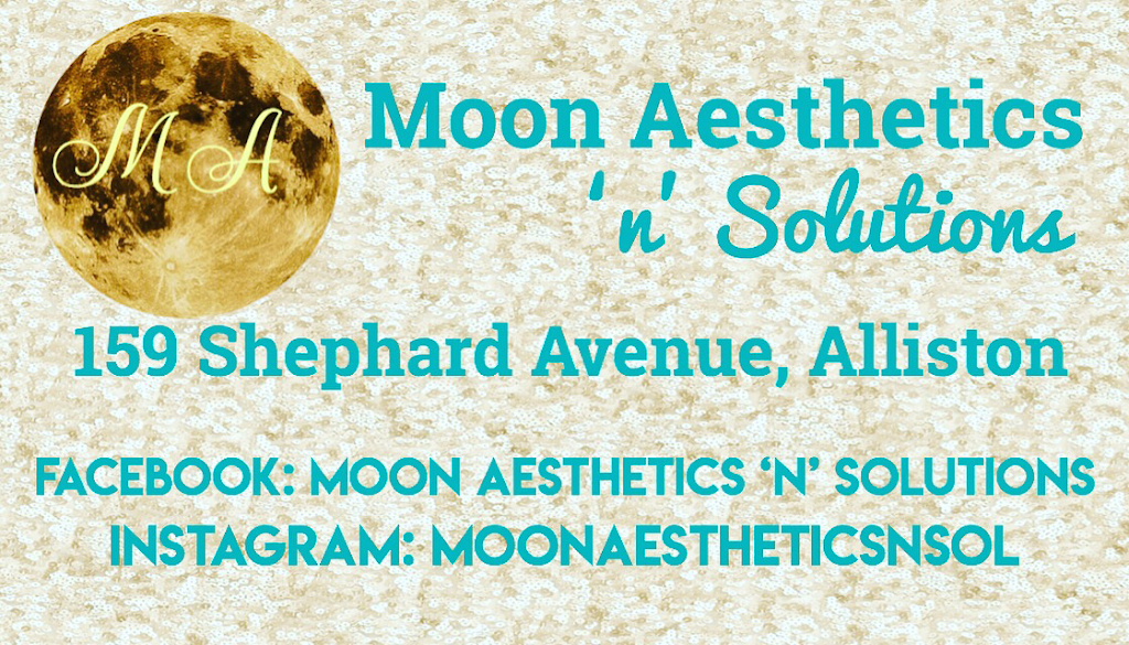Moon Aesthetics n Solutions | 159 Shephard Ave, Alliston, ON L9R 0J8, Canada | Phone: (705) 718-1836