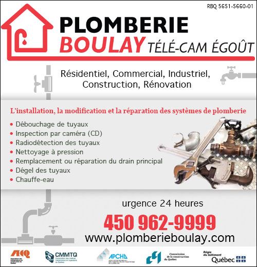 Plomberie Boulay Télé-Cam Égout | 1251 Boulevard Sainte-Rose, Laval, QC H7R 1S2, Canada | Phone: (450) 962-9999