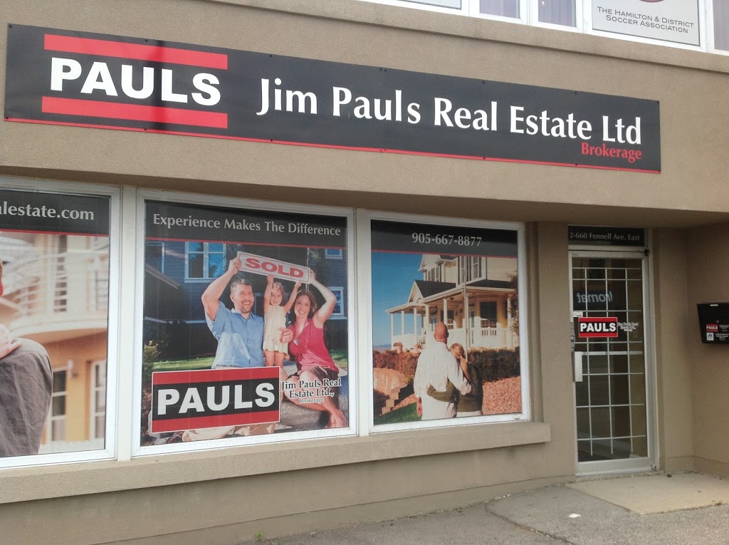 Jim Pauls Real Estate Ltd., Brokerage | real estate agency | 660 Fennell Ave E #2, Hamilton, ON L8V 1V1, Canada | 9056678877 OR +1 905-667-8877