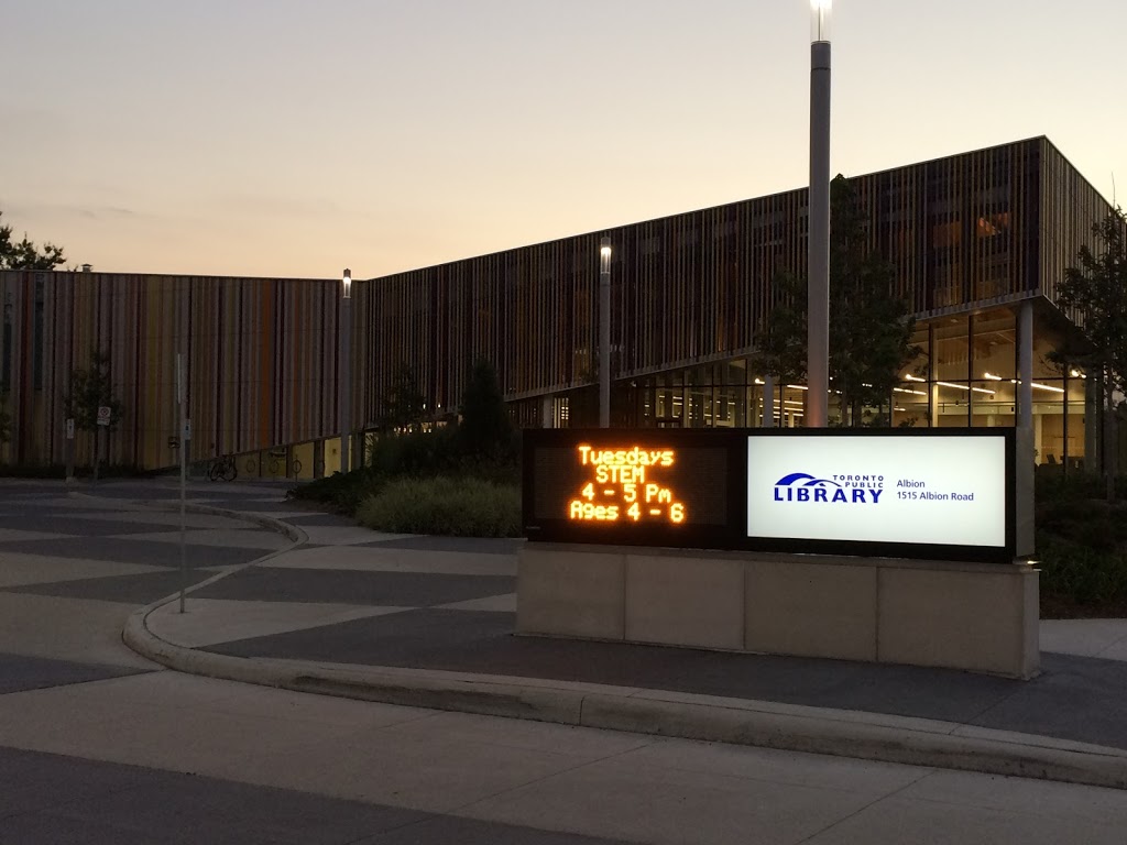 Toronto Public Library - Albion Branch | 1515 Albion Rd, Etobicoke, ON M9V 1B2, Canada | Phone: (416) 394-5170