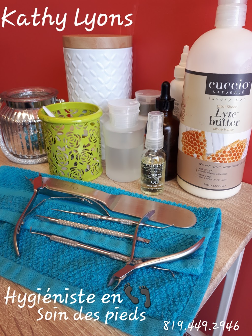 Kathy Lyons Hygiéniste en Soins des pieds à domicile | 110 Ch Farley, Messines, QC J0X 2J0, Canada | Phone: (819) 449-2946