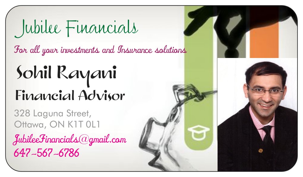 Jubilee Financials | 107 Angelonia Cres, Ottawa, ON K1T 0Y6, Canada | Phone: (647) 567-6786