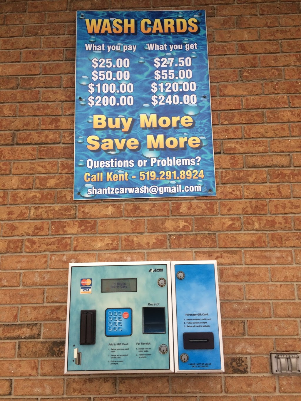 Shantz Car Wash | 103 Main St E, Palmerston, ON N0G 2P0, Canada | Phone: (519) 291-8924
