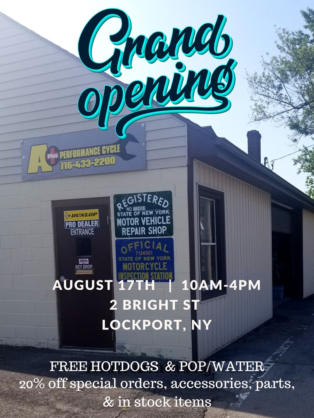A Plus Performance Cycle | 2 Bright St, Lockport, NY 14094, USA | Phone: (716) 433-2200