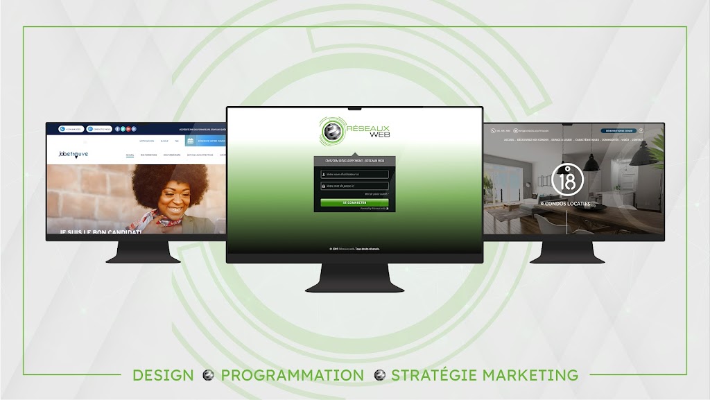 Réseaux Web - Agence marketing Web | 301 Bd Yvon-LHeureux S, McMasterville, QC J3G 0S9, Canada | Phone: (450) 281-1388