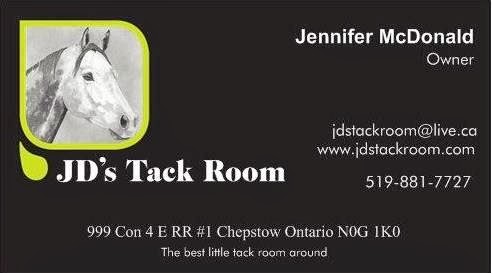 Jds Tack Room ~ please call or text to make an appointment | 999 Con 4 E, Chepstow, ON N0G 1K0, Canada | Phone: (519) 881-7727