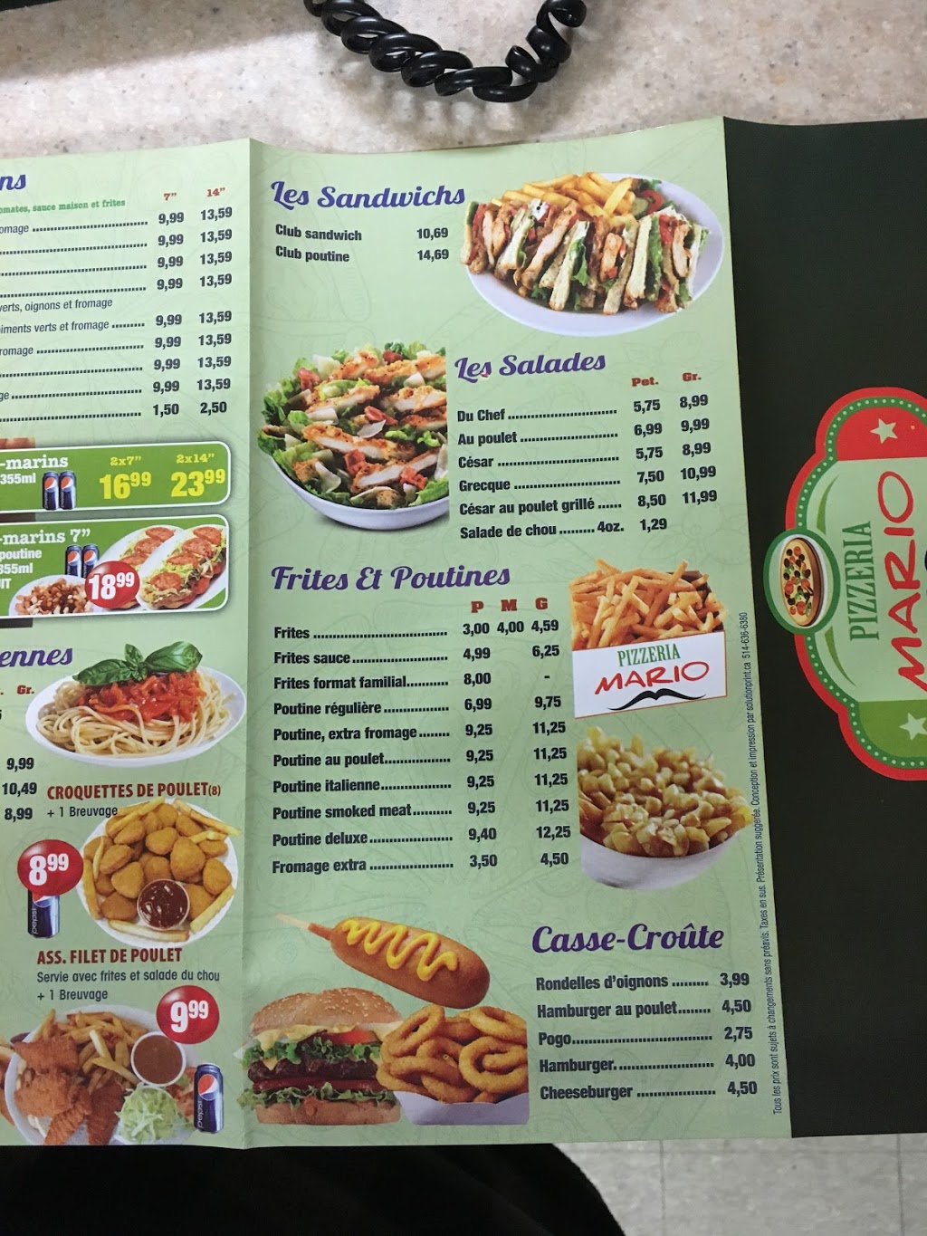 Pizzeria Mario | 200 Rue Mélanie, Saint-Lin - Laurentides, QC J5M 2E2, Canada | Phone: (450) 302-9302