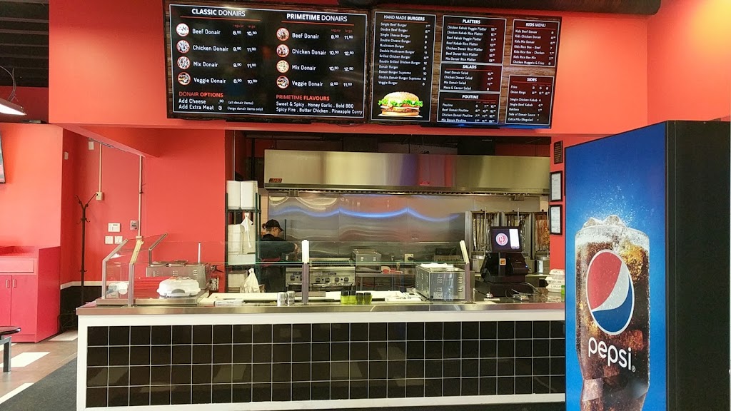 PrimeTime Donair & Poutine | 16529 50 St NW #101, Edmonton, AB T5Y 0S4, Canada | Phone: (780) 705-5407