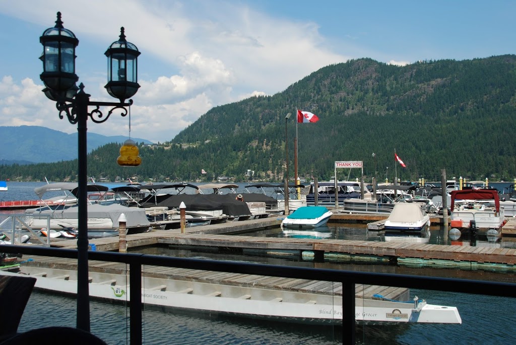 Bayside Marina & Grill | 2509 Blind Bay Rd, Blind Bay, BC V0E 1H1, Canada | Phone: (778) 490-0055