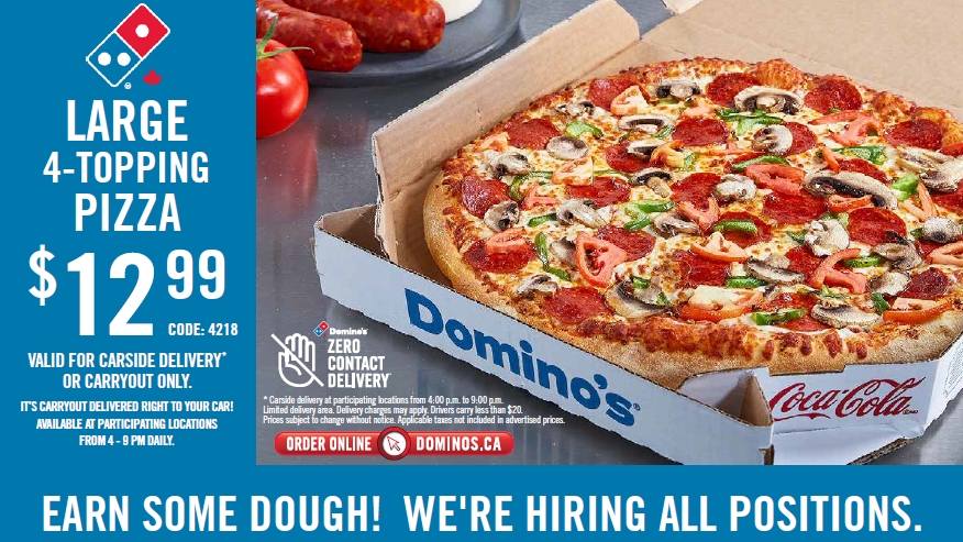 Dominos Pizza | 1 Iron Gate Blvd Unit 115, Sylvan Lake, AB T4S 0T8, Canada | Phone: (403) 755-7654