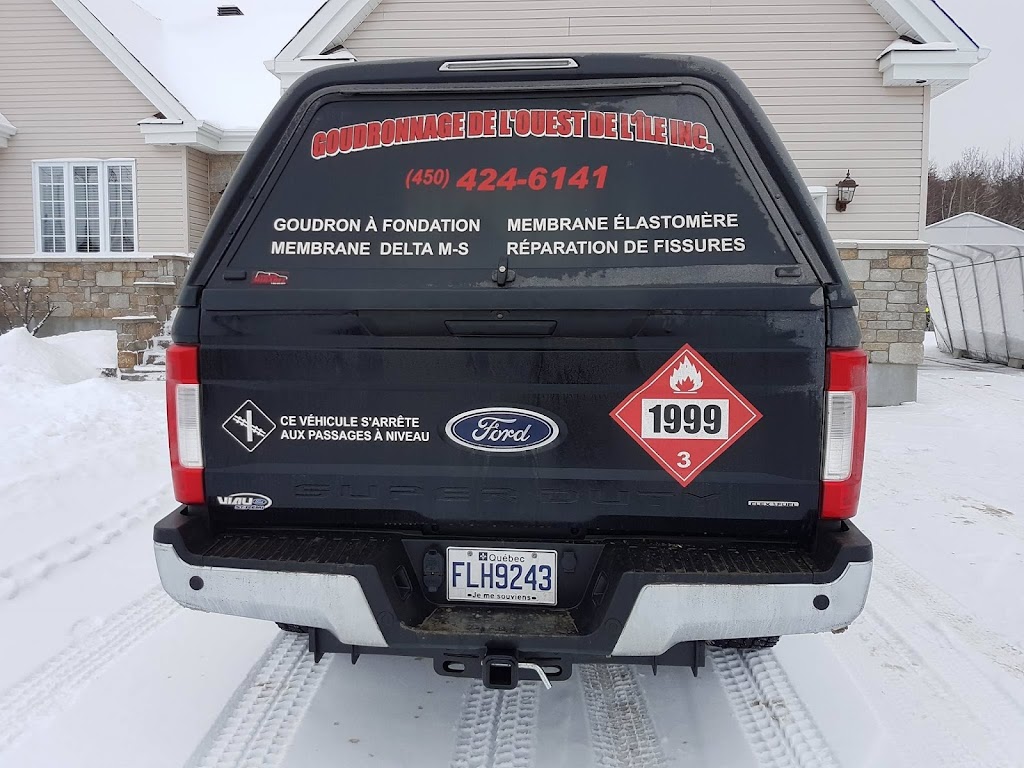 Goudronnage De LOuest Inc | 888c Rte de la Cité des Jeunes, Saint-Lazare, QC J7T 2B5, Canada | Phone: (450) 424-6141