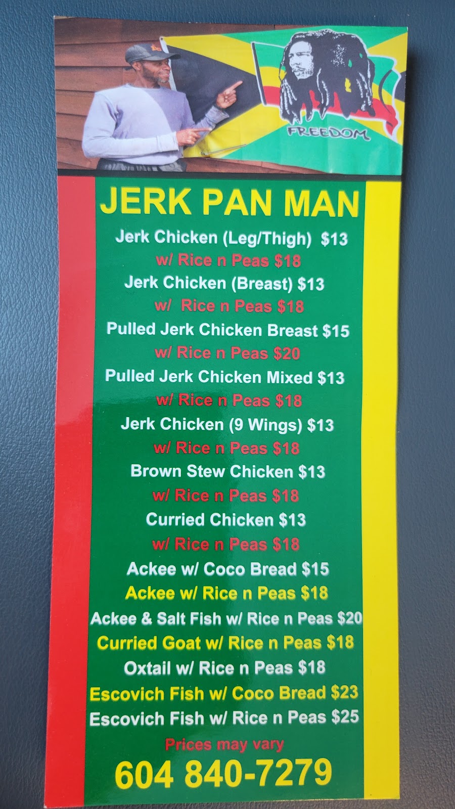 Jerk Pan Man | 1180 Orange Rd, Roberts Creek, BC V0N 2W5, Canada | Phone: (604) 840-7279