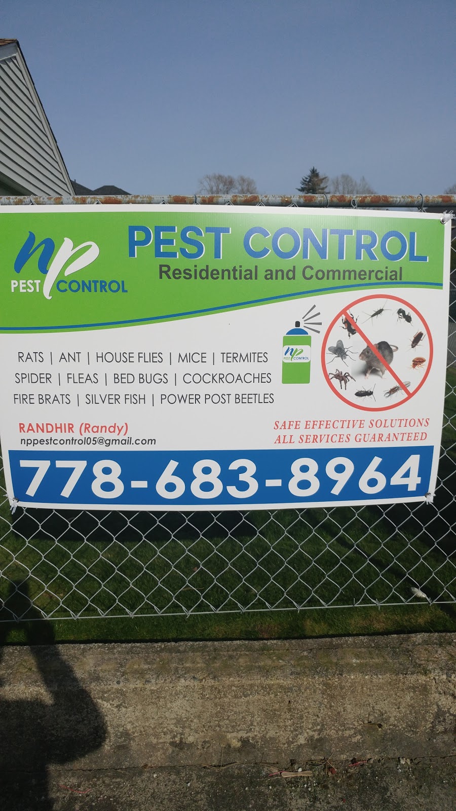 NP pest control | 14066 88 Ave, Surrey, BC V3W 3L6, Canada | Phone: (778) 683-8964
