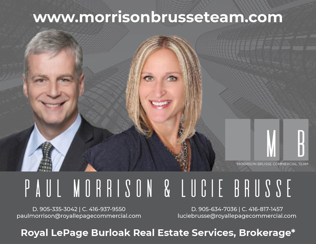 Royal LePage Commercial - Morrison-Brusse Team | 3060 Mainway #200, Burlington, ON L7M 1A3, Canada | Phone: (905) 634-7036