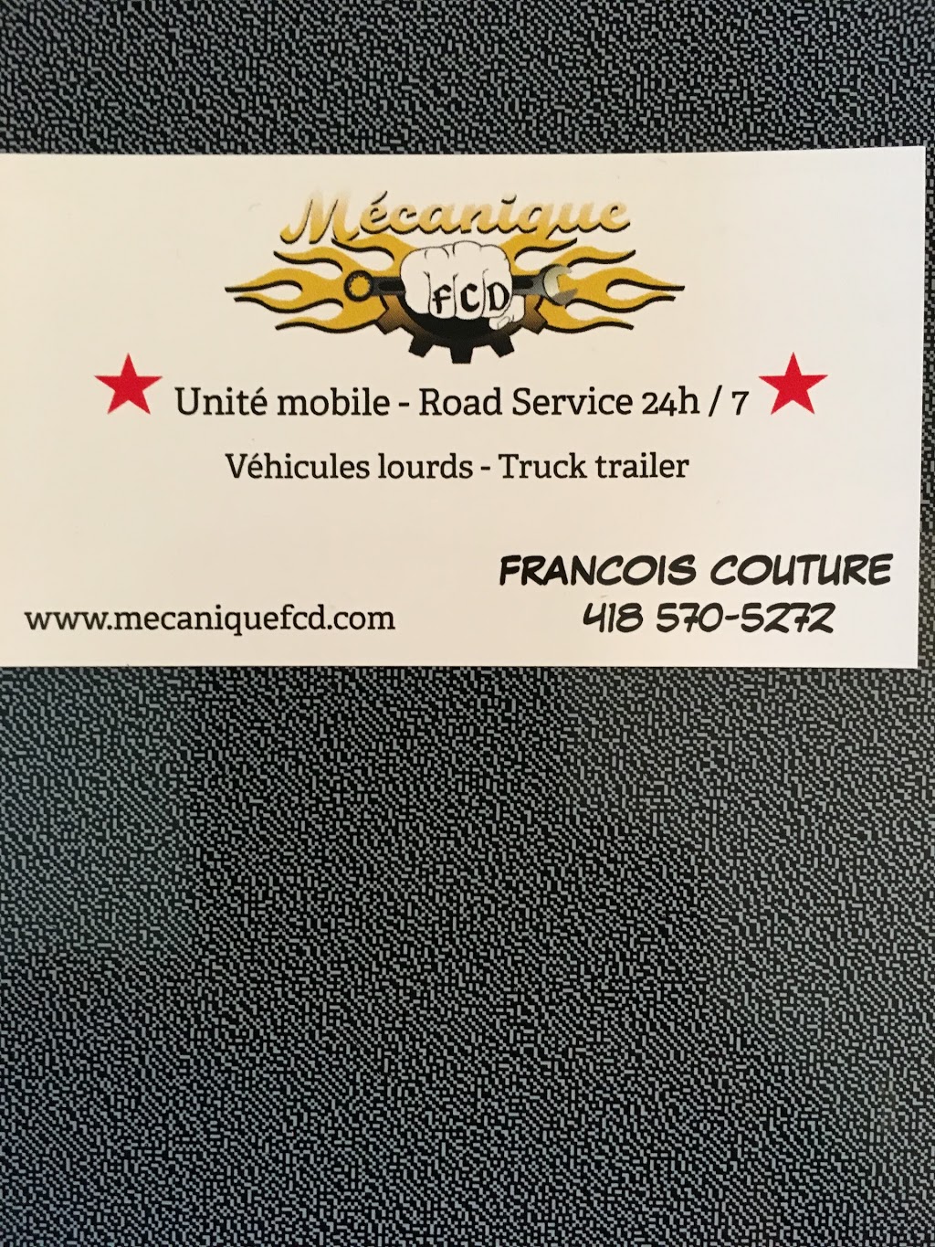 Service routier Mecanique FCD | 51 a Rue Paradis, Saint-Étienne-de-Lauzon, QC G6J 1G4, Canada | Phone: (418) 570-5272