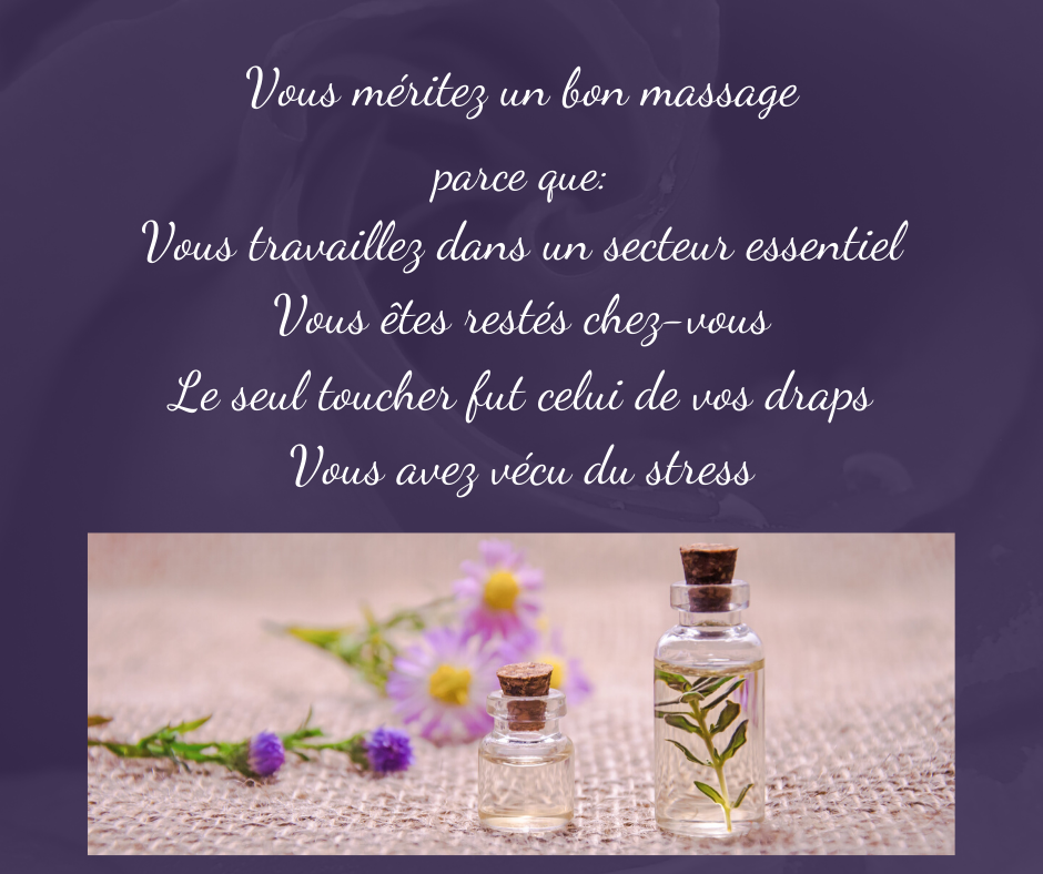Massothérapie Sophie Chaurette | 65 Rue Montigny, LÎle-Bizard, QC H9E 1C2, Canada | Phone: (514) 922-9663