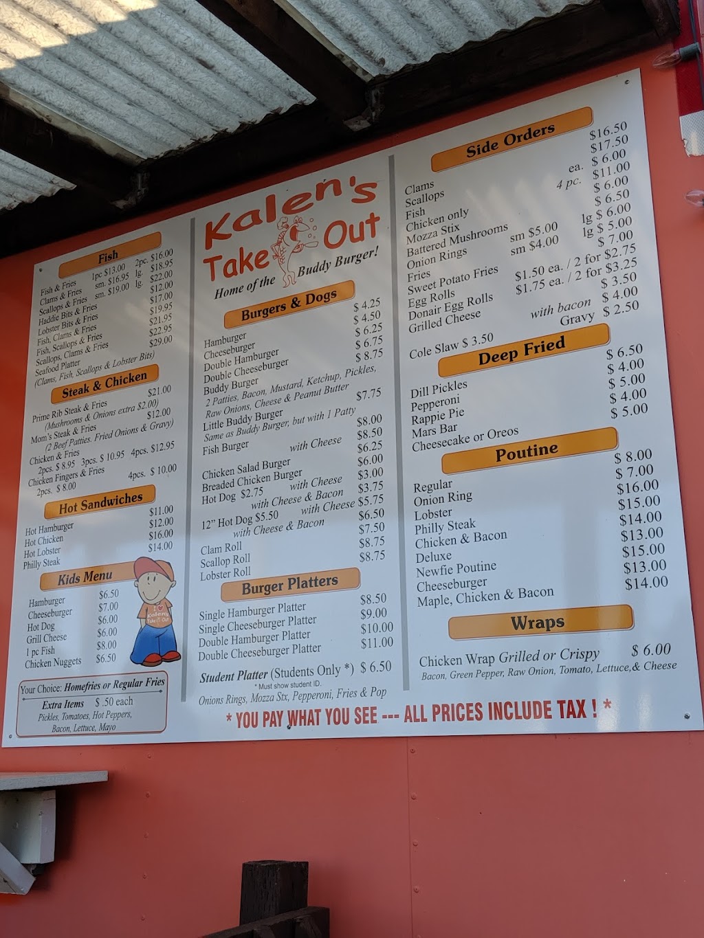 Kalens Takeout | 315 NS-303, Digby, NS B0V 1A0, Canada | Phone: (902) 378-2790