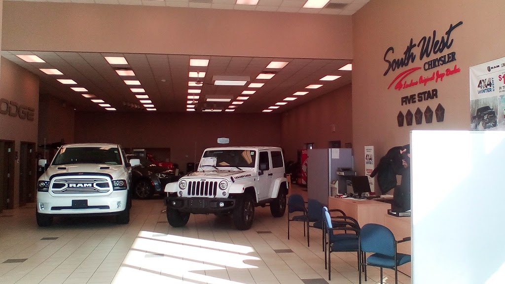 South West Chrysler Dodge Jeep | 658 Wharncliffe Rd S #2, London, ON N6J 2N4, Canada | Phone: (519) 649-2121