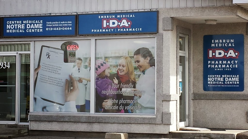 I.D.A. - Embrun Compounding Pharmacy | 934 Notre Dame St Unit A, Embrun, ON K0A 1W1, Canada | Phone: (613) 443-2999