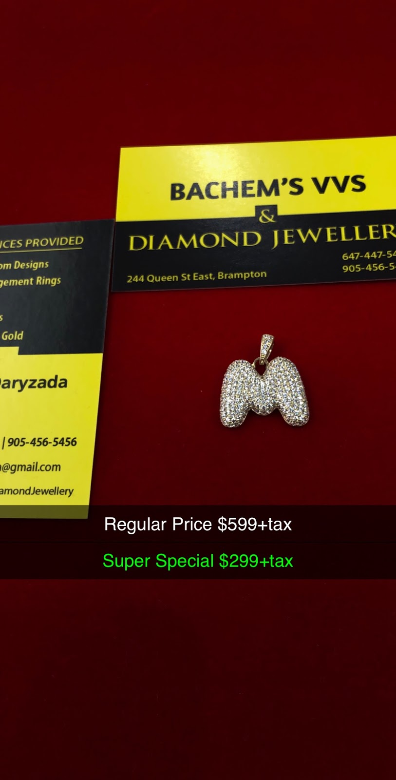 Bachem’s VVS & Diamond Jewellery | 244 Queen St E Unit 1, Brampton, ON L6V 1B9, Canada | Phone: (905) 456-5456