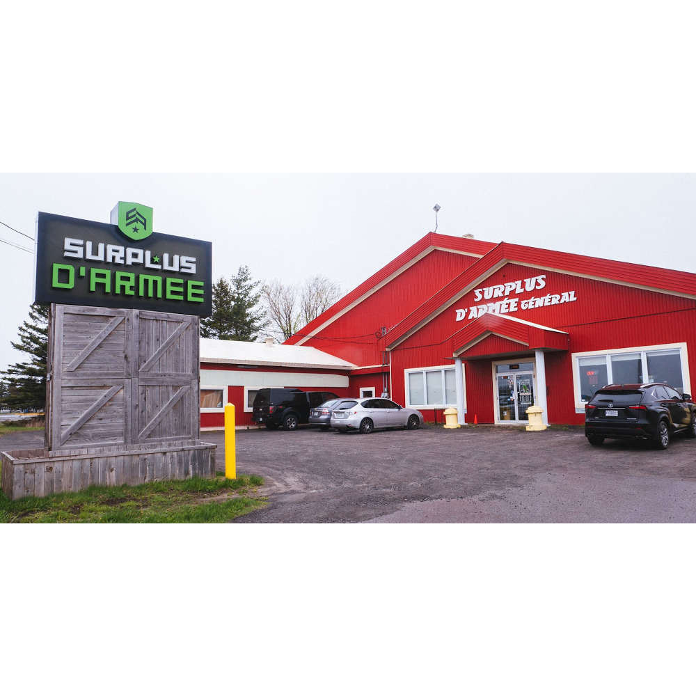 On the General Army Surplus | 2305 Boulevard Barrette, Lourdes-de-Joliette, QC J0K 1K0, Canada | Phone: (450) 752-0203