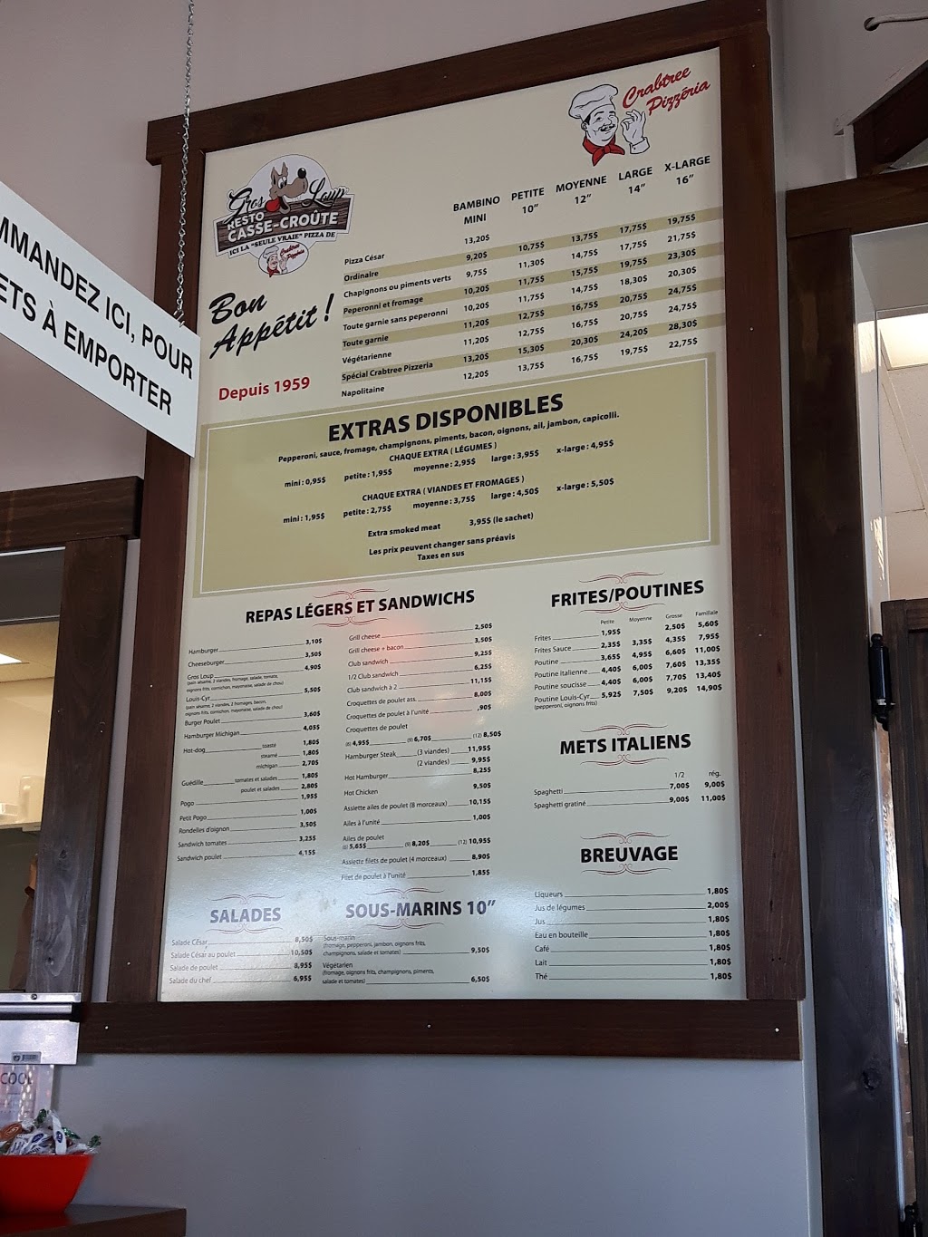 Patate chez gros loup | 1031 Route Louis-Cyr, Saint-Jean-de-Matha, QC J0K 2S0, Canada | Phone: (450) 886-5255