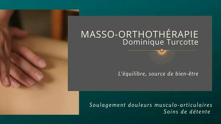 Masso-orthothérapie Dominique Turcotte | 835 des, Boulevard des Récollets local 205, Trois-Rivières, QC G8Z 3W5, Canada | Phone: (819) 668-0137