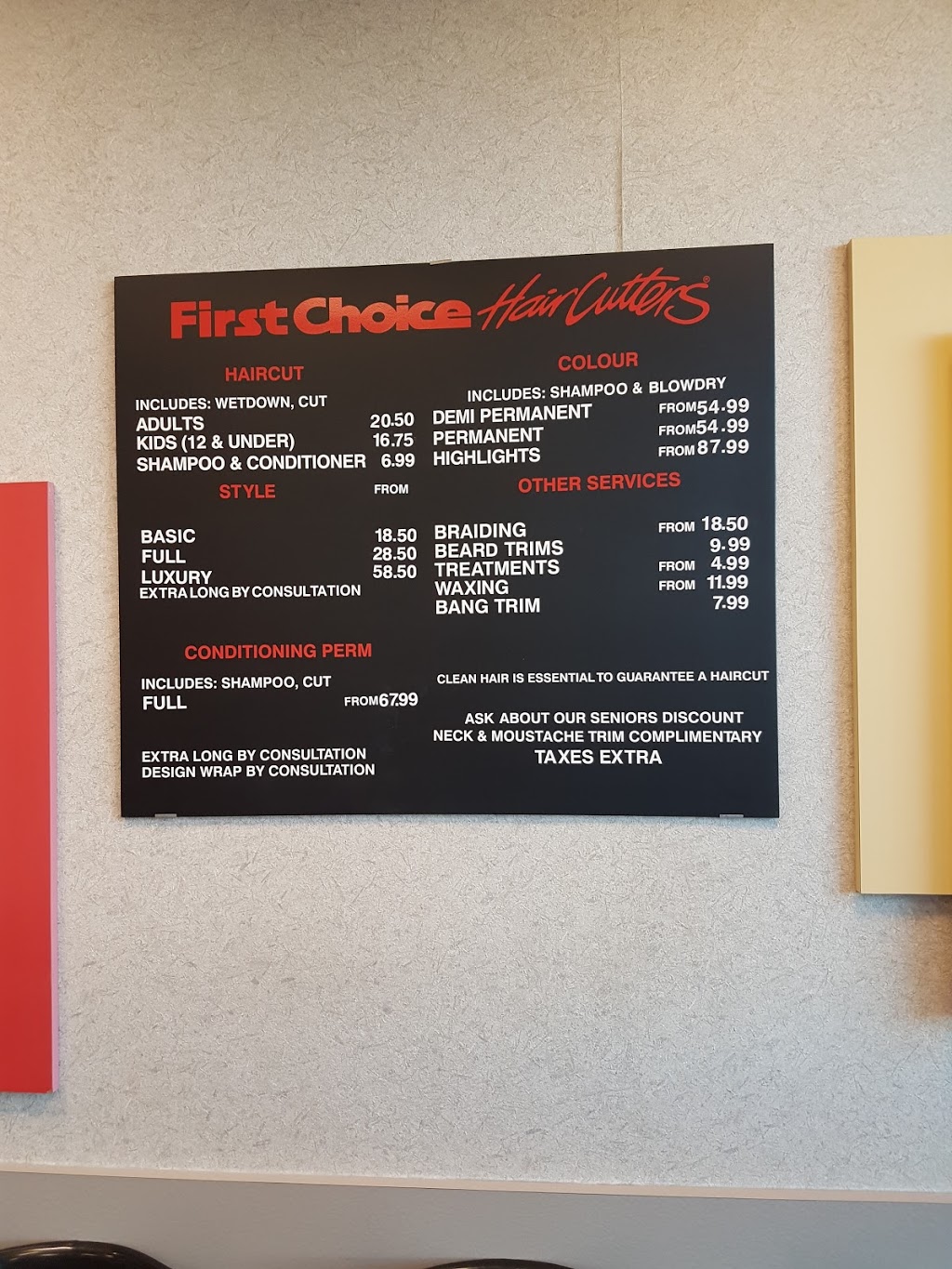 First Choice Haircutters | 3280 Monarch Dr, Orillia, ON L3V 8A2, Canada | Phone: (705) 327-1634