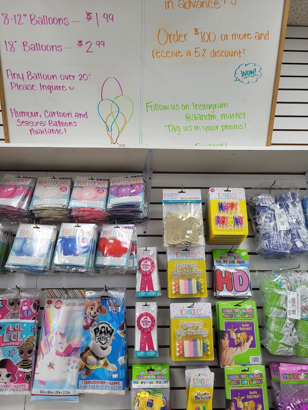 A & M Market Variety Store | 5353 Lakeshore Rd. Unit 26, Burlington, ON L7L 1C8, Canada | Phone: (905) 631-5555