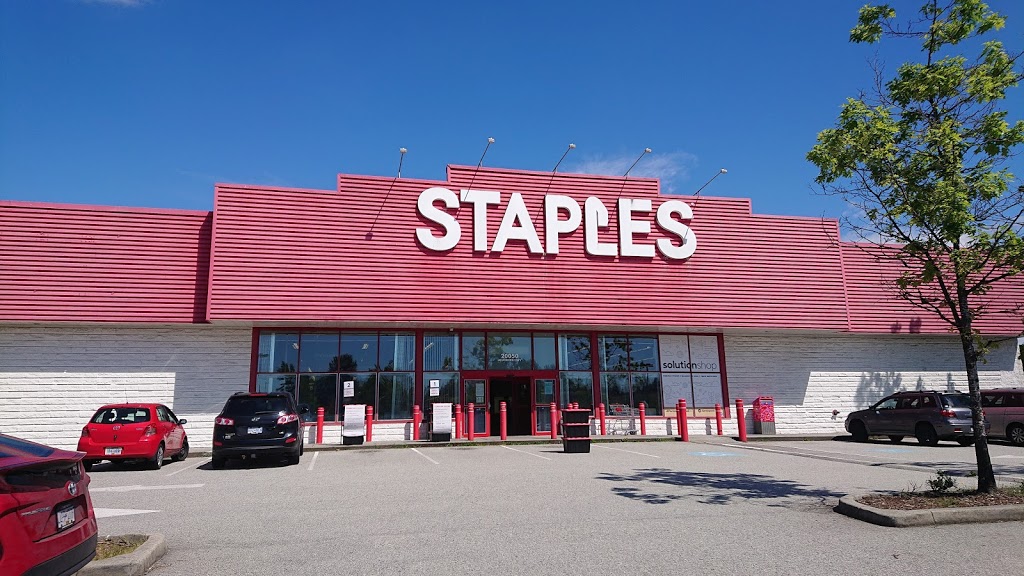 Staples | 20050 Lougheed Hwy, Maple Ridge, BC V2X 0P5, Canada | Phone: (604) 465-3429