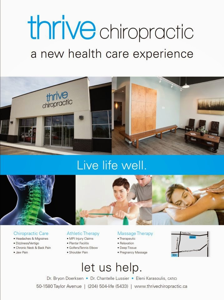 Thrive Chiropractic | 50-1580 Taylor Ave, Winnipeg, MB R3N 2A7, Canada | Phone: (204) 504-5433