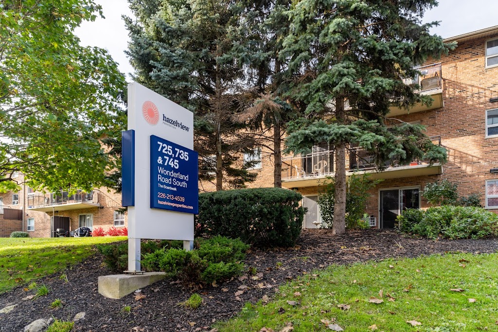 The Boardwalk - Hazelview Properties | 725, 735 and 745, 745 Wonderland Rd S, London, ON N6K 1M1, Canada | Phone: (519) 636-9314