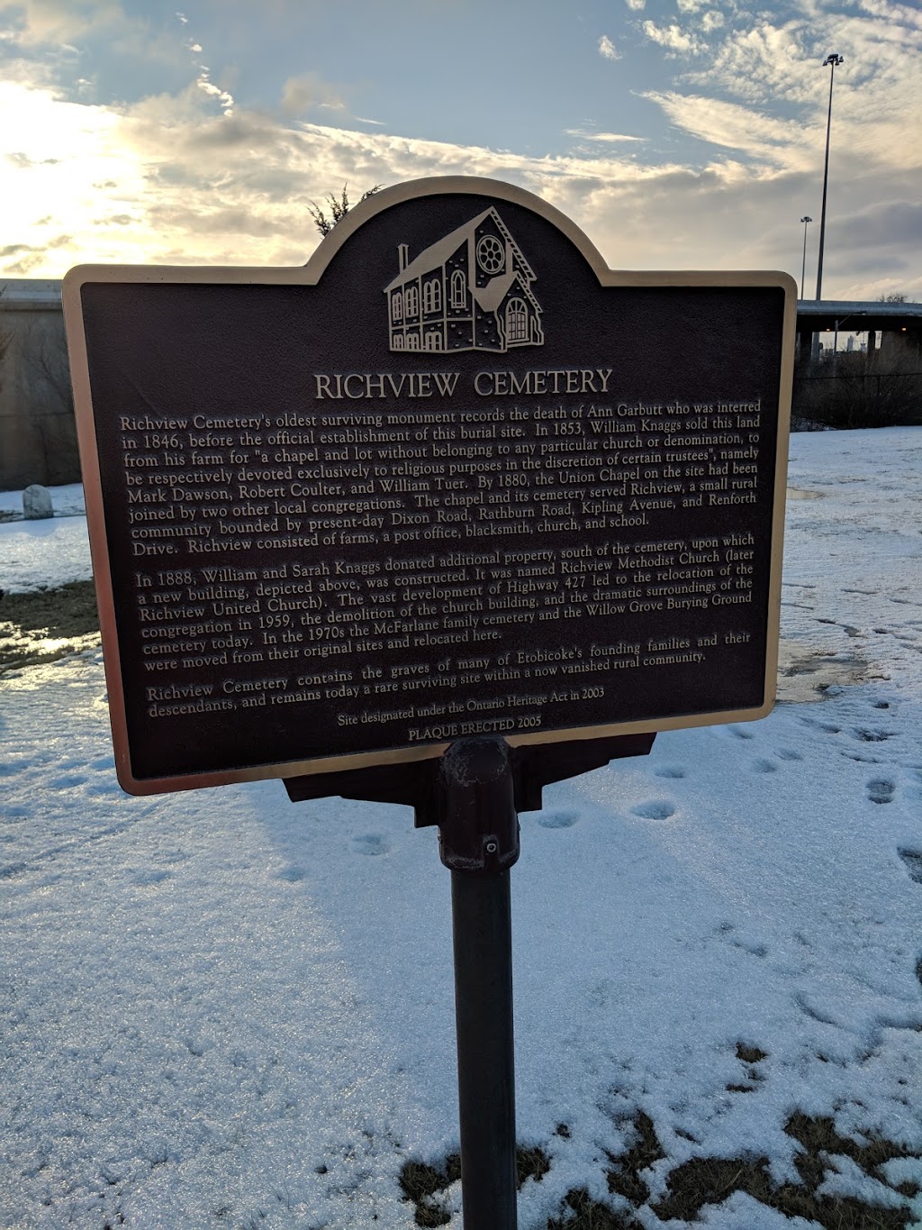 Richview Memorial Cemetery | Eglinton Ave W, Toronto, ON M9C, Canada
