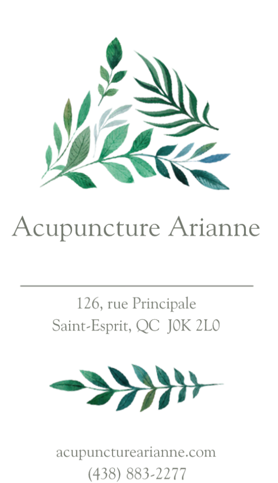 Acupuncture Arianne | 126 Rue Principale, Saint-Esprit, QC J0K 2L0, Canada | Phone: (438) 883-2277