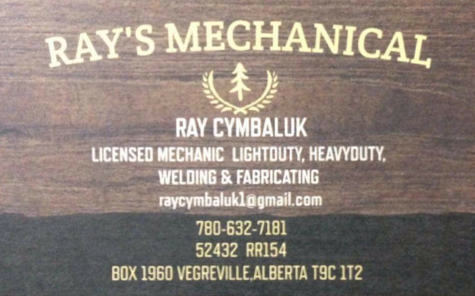 Rays Mechanical/Uhaul Dealer | 52432, Range Rd 154, Vegreville, AB T9C 1R3, Canada | Phone: (780) 632-7181