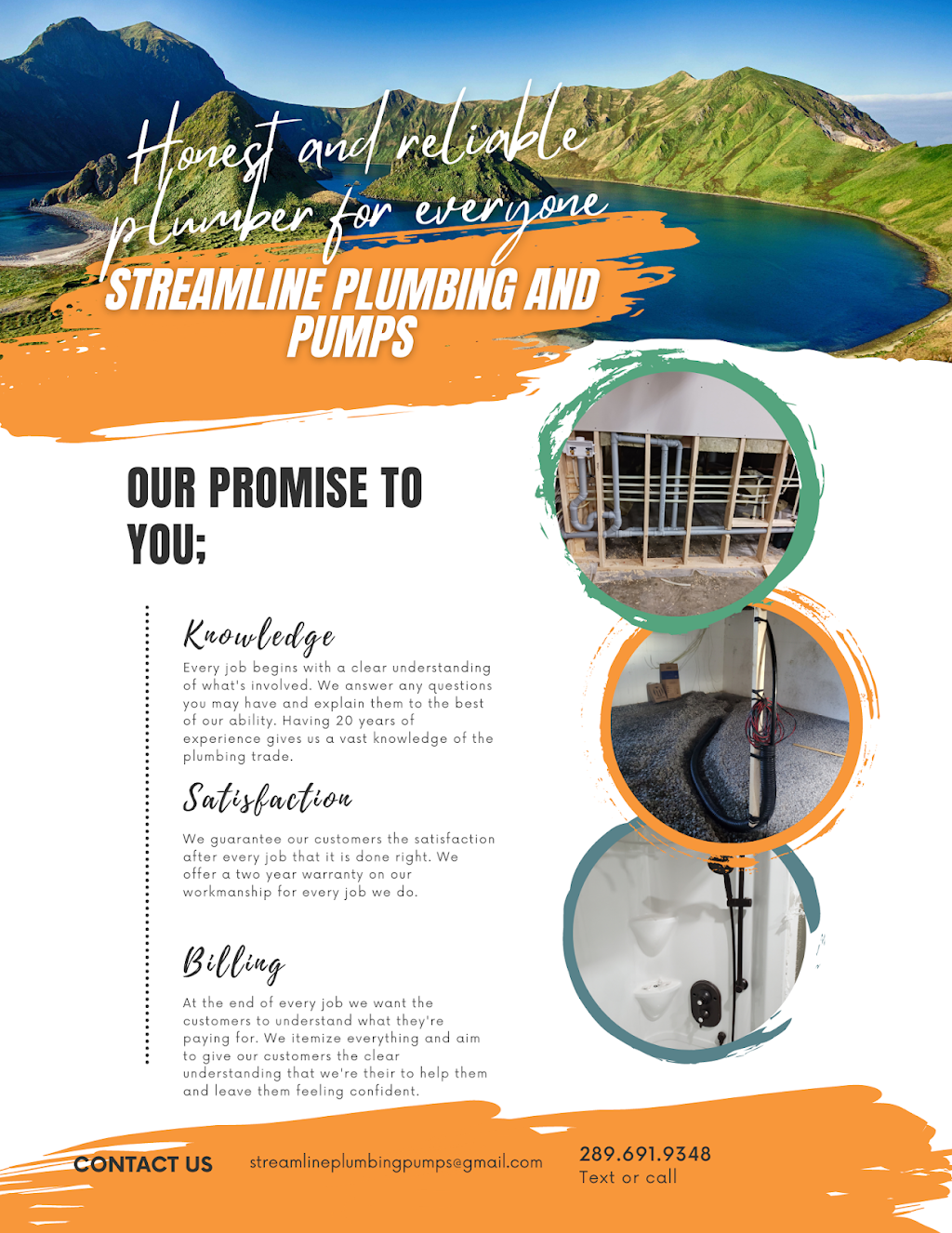 Streamline Plumbing and Pumps | County Rd 38, Trent Hills, ON K0L 1L0, Canada | Phone: (289) 691-9348