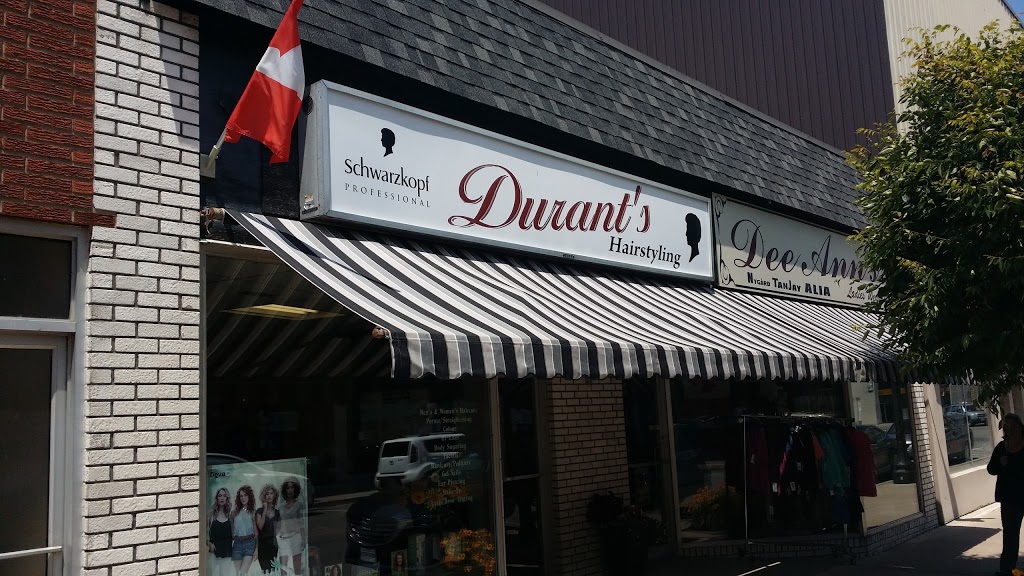 Durants Unisex Hair Salon | 145 Queen St, Dunnville, ON N1A 1H6, Canada | Phone: (905) 774-5657