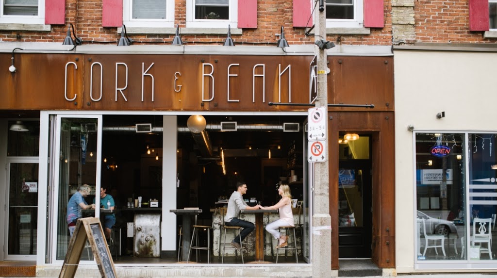 Cork & Bean | 8 Simcoe St N, Oshawa, ON L1G 4R8, Canada | Phone: (905) 240-2326