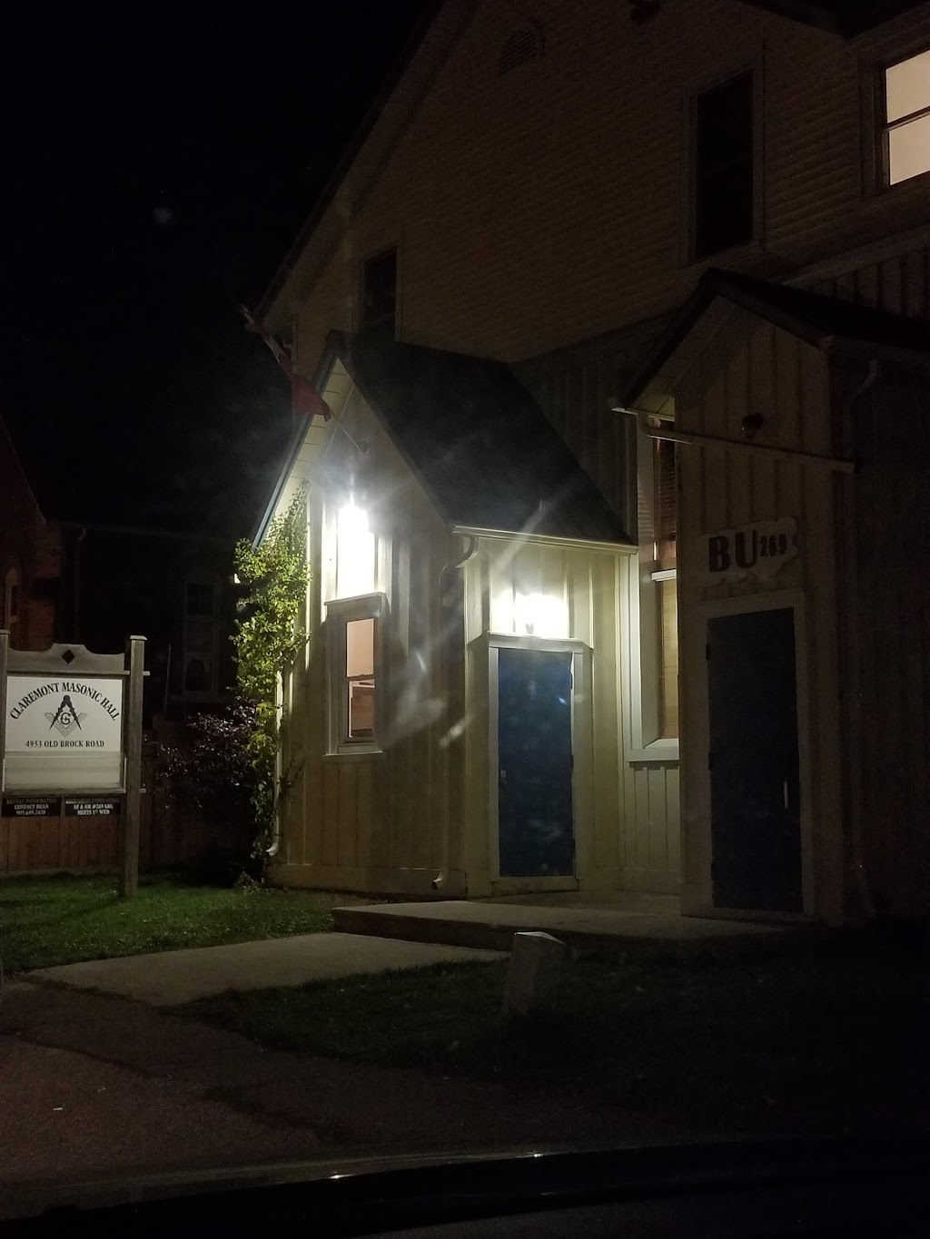 Claremont Masonic Hall | 4970-4942 Old Brock Rd, Pickering, ON L1Y 1A9, Canada | Phone: (905) 649-2438