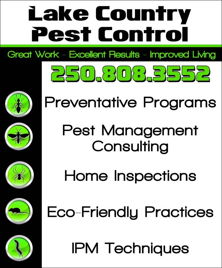 Lake Country Pest Control / Kelowna - Vernon | 11159 Pretty Rd, Lake Country, BC V4V 1H6, Canada | Phone: (250) 808-3552