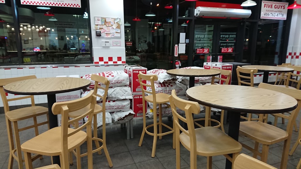 Five Guys | 70 Weston Rd Unit 101, Toronto, ON M6N 0A7, Canada | Phone: (416) 762-8778