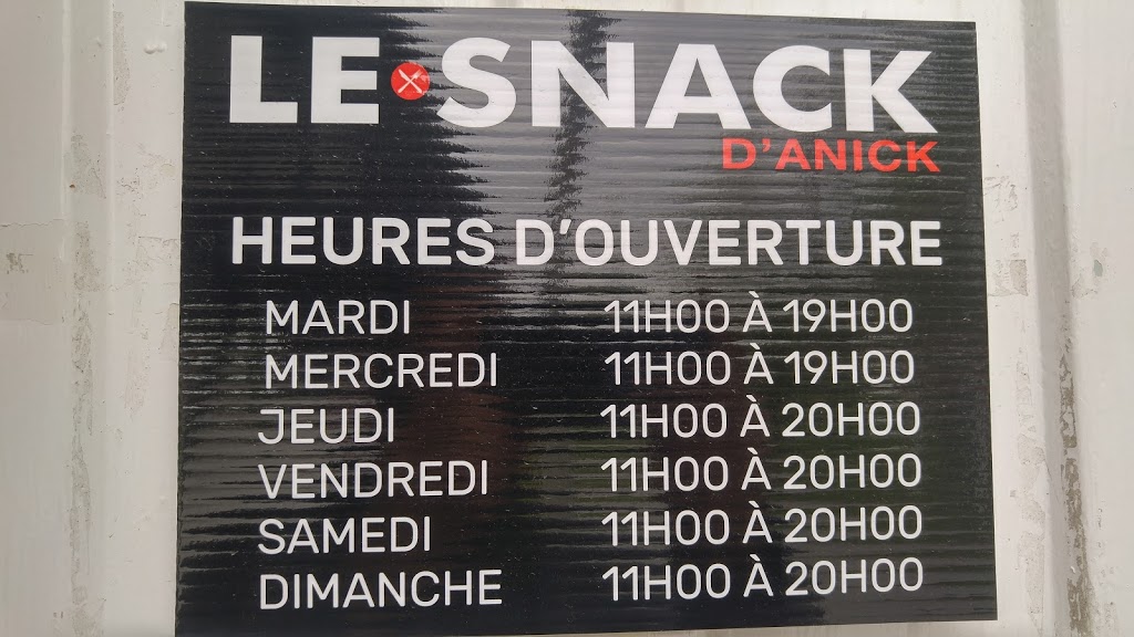 Le snack danick | 15-17 Rue Belle Rive, Saint-Nicéphore, QC J2A 1P7, Canada | Phone: (819) 472-2444