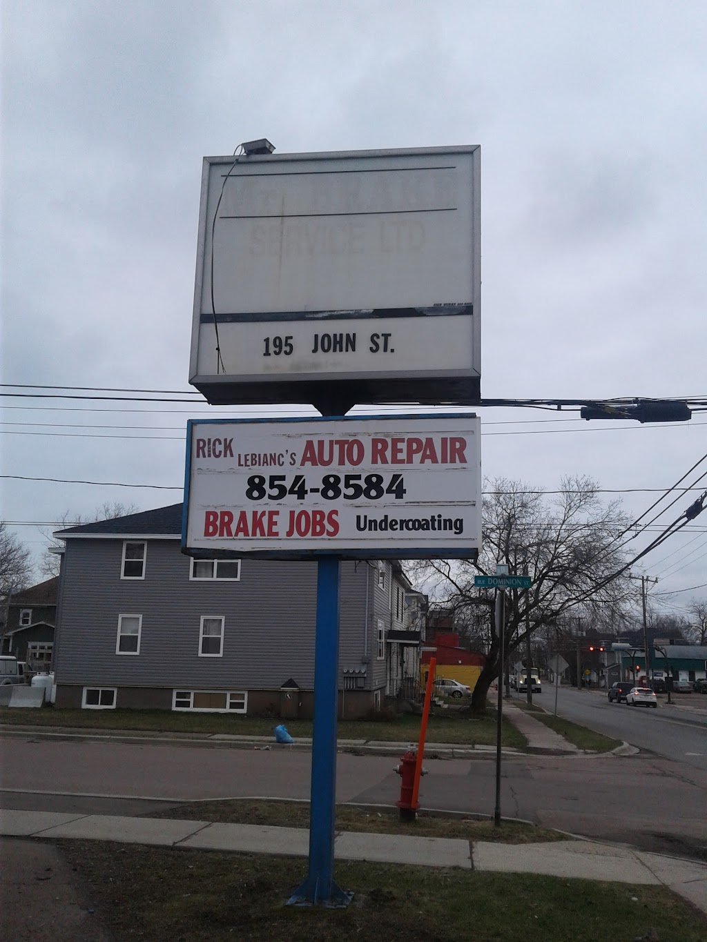 Rick LeBlancs Auto Repair | 195 John St, Moncton, NB E1C 2J1, Canada | Phone: (506) 854-8584