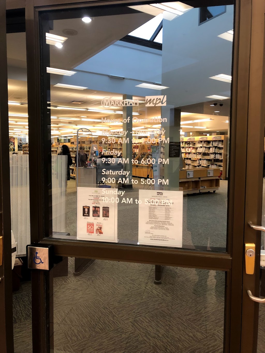 Thornhill Library | 7755 Bayview Ave, Thornhill, ON L3T 4P1, Canada | Phone: (905) 513-7977