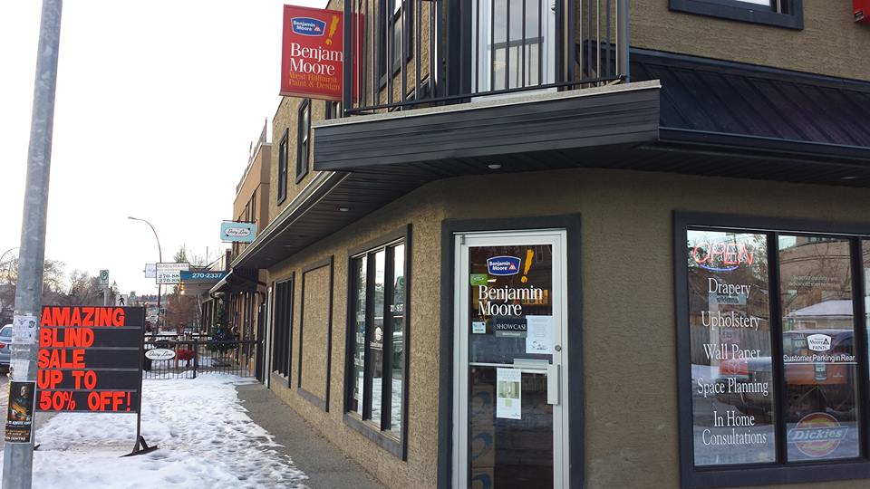 Benjamin Moore - West Hillhurst Paint & Design | 321 19 St NW, Calgary, AB T2N 2J2, Canada | Phone: (403) 270-9696